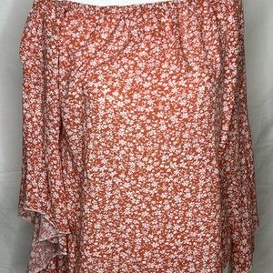 SHEIN Floral Long Sleeve Blouse